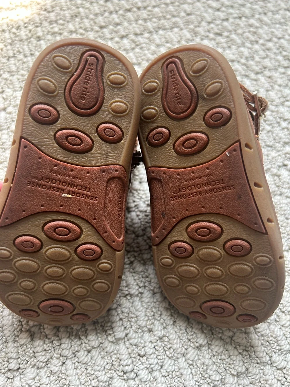 Stride Rite Toddler Boots Brown Size 6.5